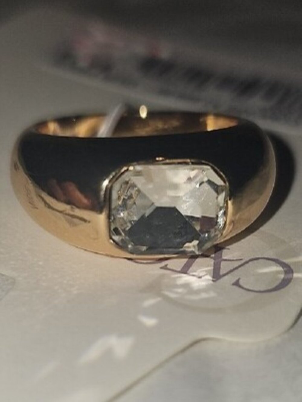 Cato Gold-Tone Women's Size 10 Nickel Free Fashion Ring New